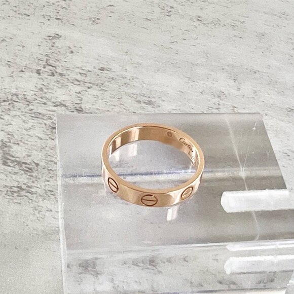 Authentic Cartier ring, rose gold, size: 7 - Picture 3 of 7
